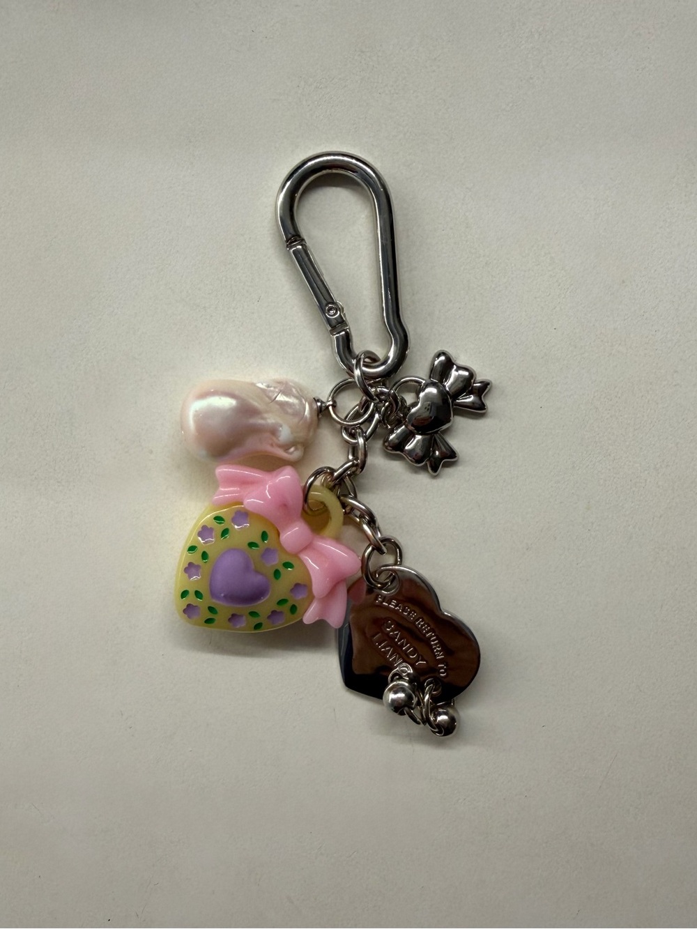 Sandy Liang Silver Collector 2.0 Keychain